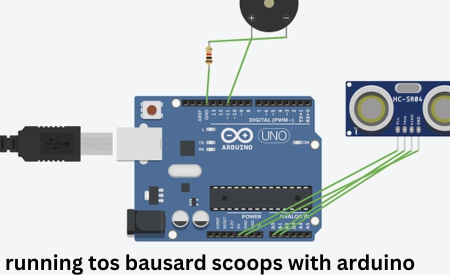 running tos bausard scoops with arduino