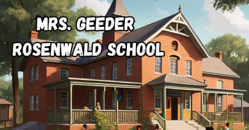 mrs. geeder rosenwald school