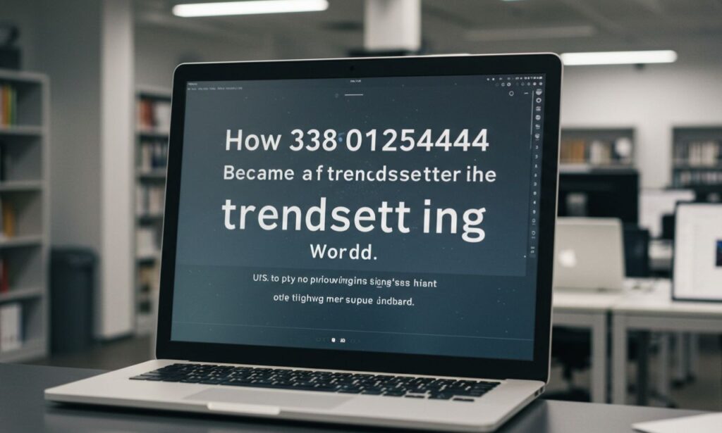 How 3381012544 Became a Trendsetter in the Tech World